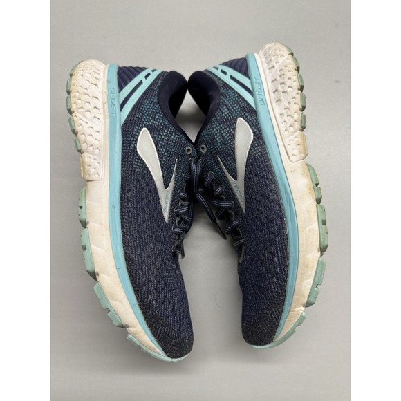 Brooks Ghost 11 Athletic Running Shoe Womens Navy & Teal. Sz 8.5 - Picture 4 of 12